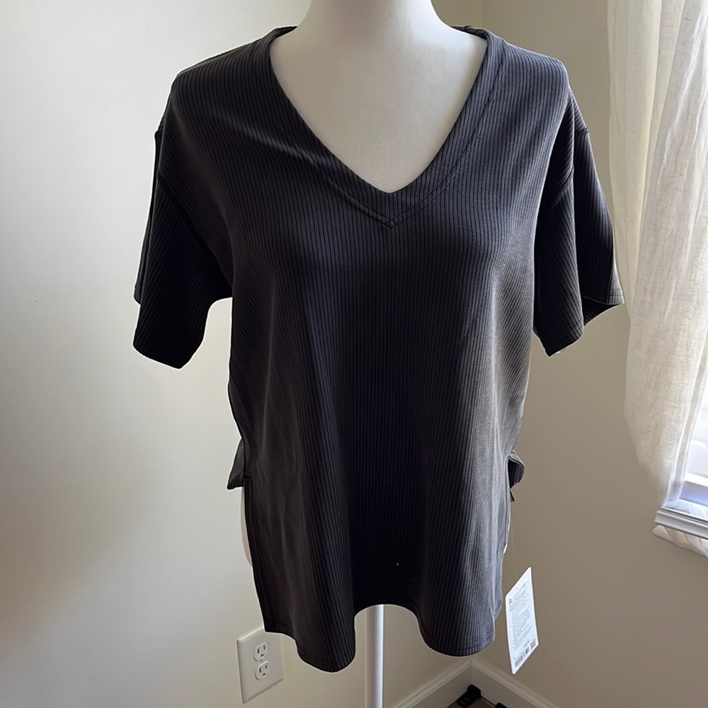 Lululemon Ribbed Softstreme Relaxed Fit T-Shirt
